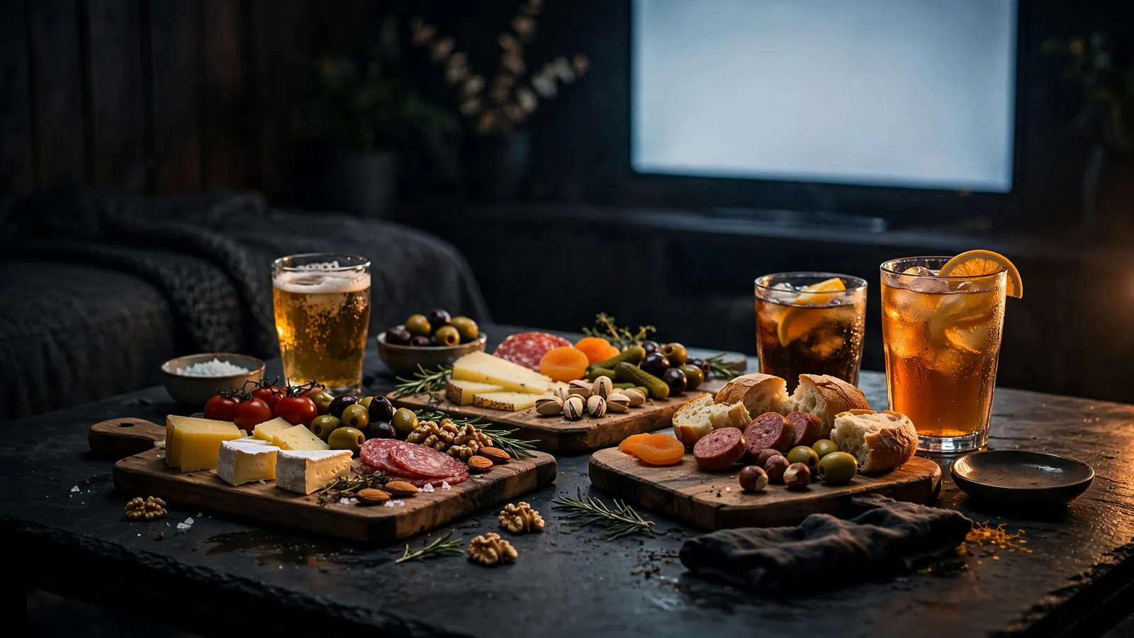 Snacks for a match night